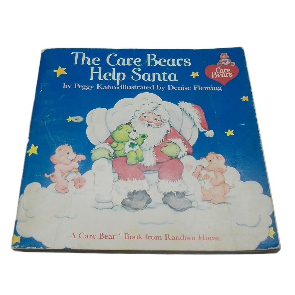 1984 The Care Bears Help Santa by Peggy Kahn Vintage Paperback Random House